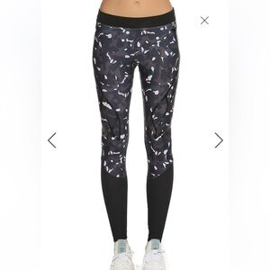Stella McCartney x Adidas camo print/mesh leggings